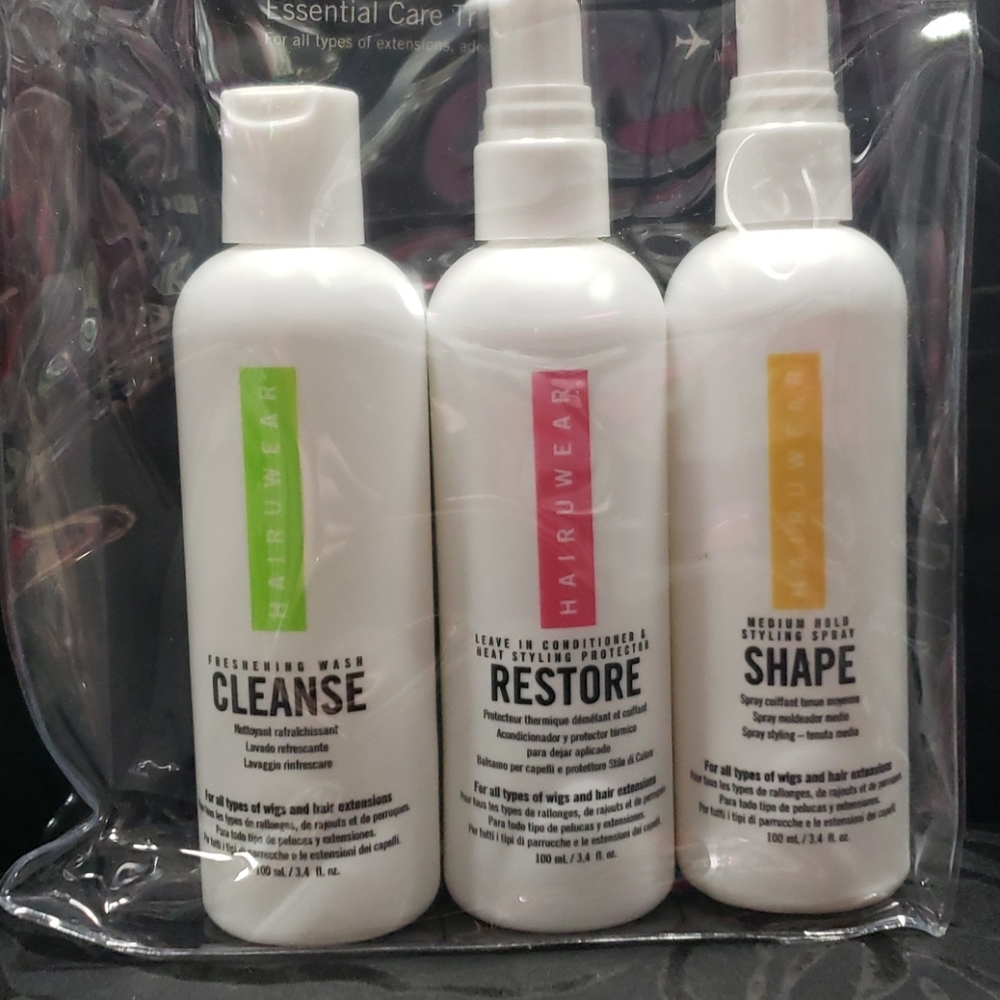 Wig wash and style kit
